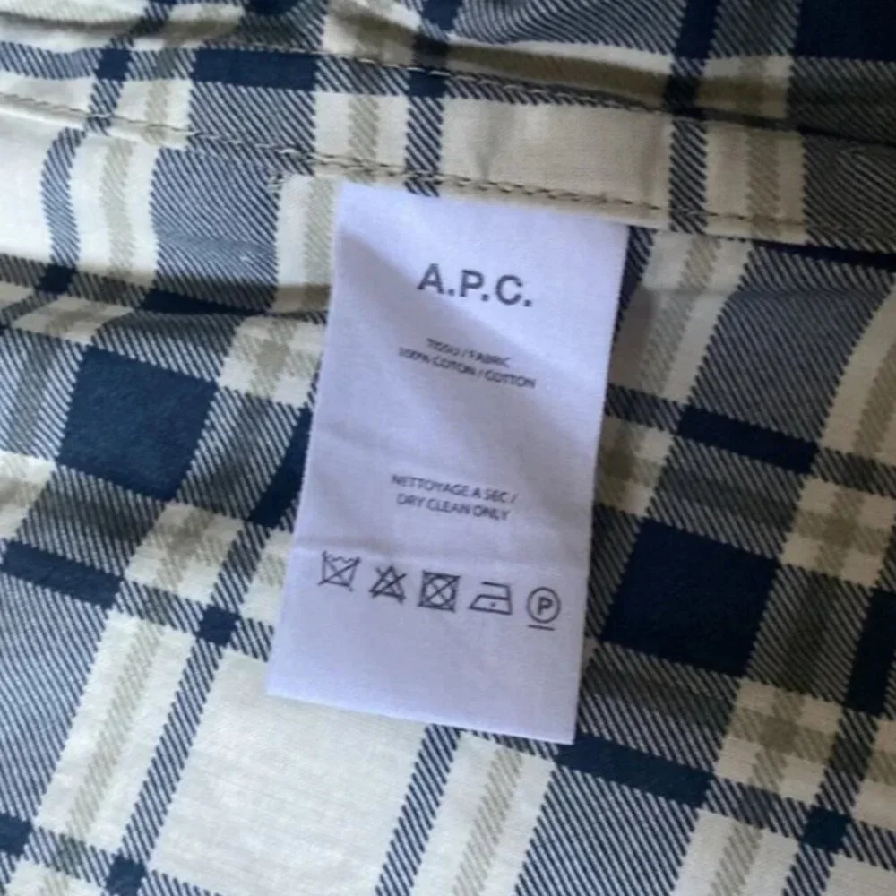A.P.C. Double Breasted Snap Trench Coat - Picture 4 of 5
